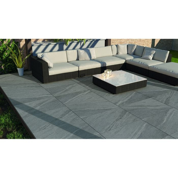 Cornwall 60x60x2 Dark Grey Matt R11