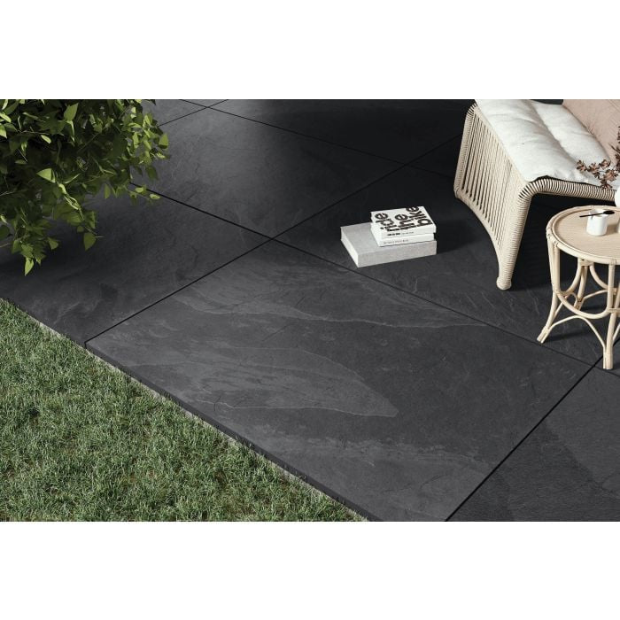 Rio Slate Effect 60x90x2 Black Matt R11